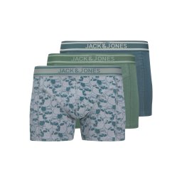 JACK & JONES Boxeri 'JACLUKE' albastru marin / opal / verde