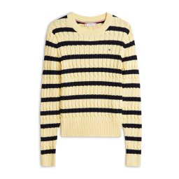 TOMMY HILFIGER Pulover albastru marin / galben