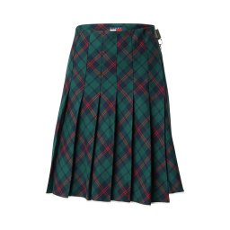 Tommy Jeans Fustă albastru marin / verde smarald / roșu