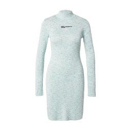 KARL LAGERFELD JEANS Rochie tricotat verde mentă / negru