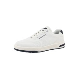 TOM TAILOR Sneaker low bleumarin / alb