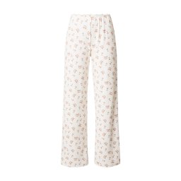 Abercrombie & Fitch Pantaloni de pijama crem / bej închis