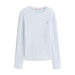 Tommy Hilfiger Curve Pulover albastru pastel