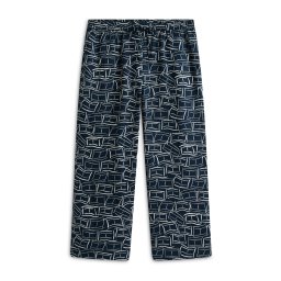 Tommy Hilfiger Curve Pantaloni albastru închis / alb