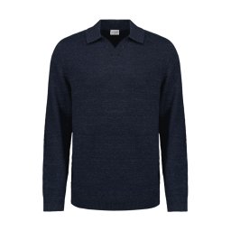 No Excess Pulover bleumarin / alb