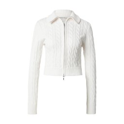 Abercrombie & Fitch Geacă tricotată crem