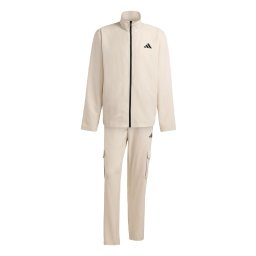 ADIDAS SPORTSWEAR Costum de trening ecru / negru