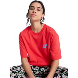 ROXY Tricou turcoaz / kaki / roz / roșu