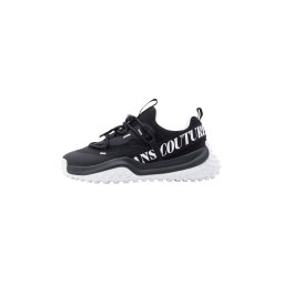 Versace Jeans Couture Sneaker low 'FONDO HYBER DIS.' negru / alb