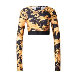 Versace Jeans Couture Tricou auriu / negru