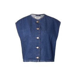 ONLY Vestă 'ONLSADIE' albastru denim