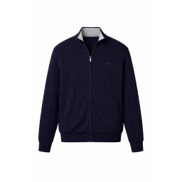 GUESS Geacă tricotată albastru închis