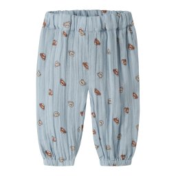 NAME IT Pantaloni 'NBMDUTTY' crem / albastru deschis / maro