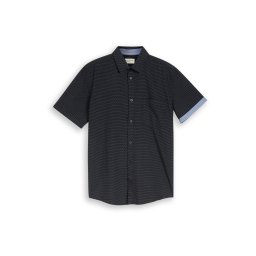 TOM TAILOR Cămașă bleumarin / alb