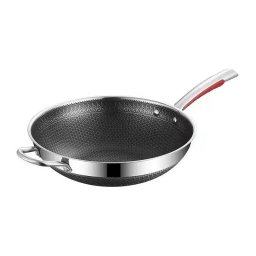 Tigaie Wok Gadgetry, Invelis Antiaderent in Stil Fagure si Inductie, 32 cm