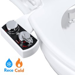 Bideu pentru Toaleta cu Atasament pentru Apa Calda si Rece Gadgetry, Auto Curatare, Control de Presiune, Pentru Igiena Personala, cu Spalare Automata