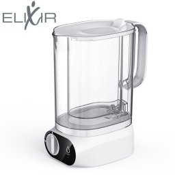 Cana automata pentru purificarea apei Elixir UP, 1,7 l, 2 moduri, Filtru compozit Nano cu strat de carbune, Elimină bacteriile si virusurile, Alb