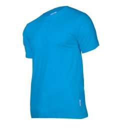Tricou bumbac / turcoaz - l