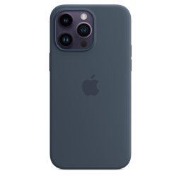 Husa iPhone 14 Pro Max Silicone MagSafe - Storm Blue