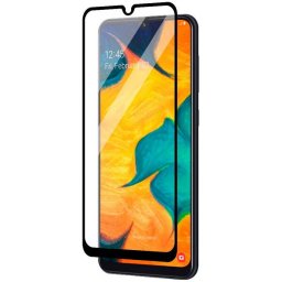 Folie Protectie Ecran OEM pentru Huawei P30 lite, Sticla securizata, Full Face, Full Glue, 6D, Neagra