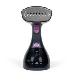 Fier de calcat Aparat de călcat vertical cu aburi 1500W, Talpă ceramică, 2 nivele abur 25 g/min, Încălzire rapidă 30 sec, Rezervor 300 ml, Display LED, Gri/Violet