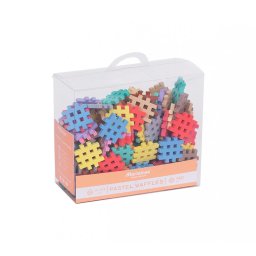 Mini blocuri pastelate Waffle 140 bucăți