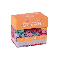 Blocuri de construcție mini pastel Waffle 300 piese