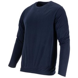 TRICOU BUMBAC SUBTIRE CU MANECA LUNGA / BLEUMARIN - M