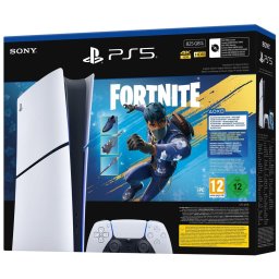 Consola PlayStation 5 Digital Edition 825GB + Fortnite Flowering Chaos- White
