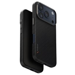 Husa Husa pentru iPhone 17 Pro Max - UNIQ Keva Aramid - Graphite Trace