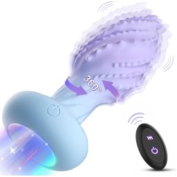 Vibrator 360 Rotation Light Up Pastel