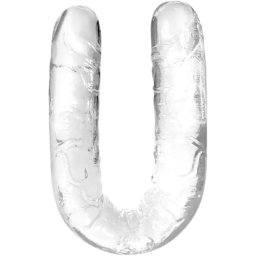 Dildo Double Ended Shaft Transparent
