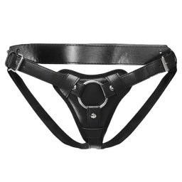 Ham strap on Harness 2 Metal O Rings Negru