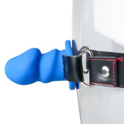 Strap on Leg Harness Albastru/Negru