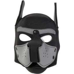 Masca Dog Face Hood Negru/Gri