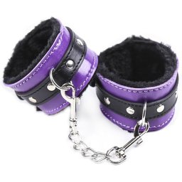 Catuse maini Fuzzy Negru/Mov