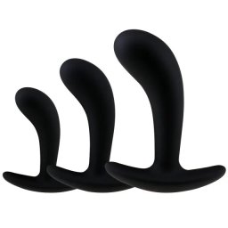 Set dildo Prostate Ergonomic Curve 3pcs Negru