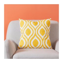 Eglo 420293 - Pernă decorativă CHEVERY 45x45 cm, galbenă