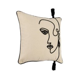 Eglo 420329 - Pernă decorativă CHEVERY, 45 x 45 cm, crem/negru