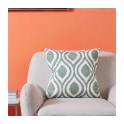 Pernă decorativă CHEVERY, 45 x 45 cm, verde - Eglo 420294