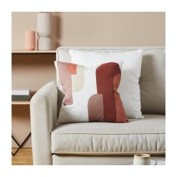 Eglo 420007 - Pernă decorativă CHEVERY 45 x 45 cm alb/roșu