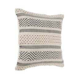Pernă decorativă MELUT 45x45 cm crem/negru - Eglo 420304