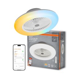 Osram - Plafonieră LED dimabilă cu ventilator SMART+, 75 W, 230 V, Wi‑Fi + telecomandă