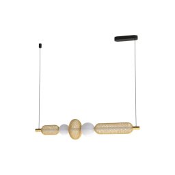 Eglo 300478 - Lustră CEGLIE LED dimabilă pe cablu LED/20W/230V 2200-6500K aurie +telecomandă