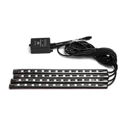 Aigostar - Benzi LED RGB reglabile pentru mașină LED/4,5W/5V + telecomandă