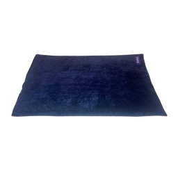 Saltea/perna pufoasa, pentru caine/pisica, bleumarin, 80x50 cm