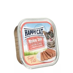 Happy Cat Minkas Duo - Pasăre și somon 100 g