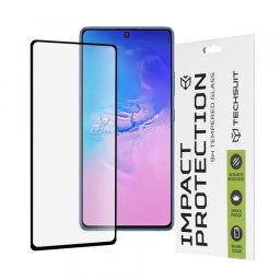Folie de protectie Ecran Techsuit pentru Samsung Galaxy S10 Lite G770, Sticla Securizata, Full Glue, 111D, Neagra