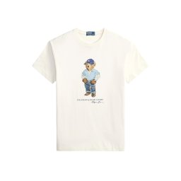 POLO RALPH LAUREN T-Shirt Jersey-Knt 710B14615001 100 white