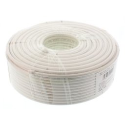 Cablu Coaxial RG6, Fire Otel Cuprat, Triplu Ecranat, 64 x 0.12mm Al+Folie Al, Rola 100m, Well